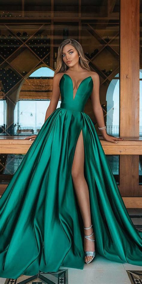 dark green dresses for wedding